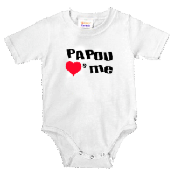Papou Love's Me Baby PJ's