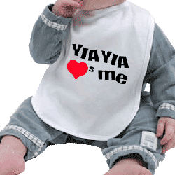 YiaYia Love's Me Baby's Bib