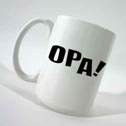 OPA! Coffee Cup
