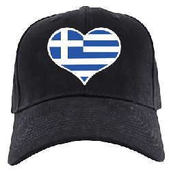 Greek Heart Cap