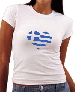 Greek Heart Women's T