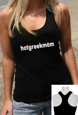 hotgreekmom Women's RacerBack T