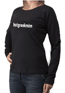 hotgreekmom Women's Long Sleave T