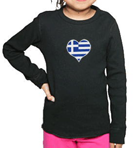 Girl's Greek Heart