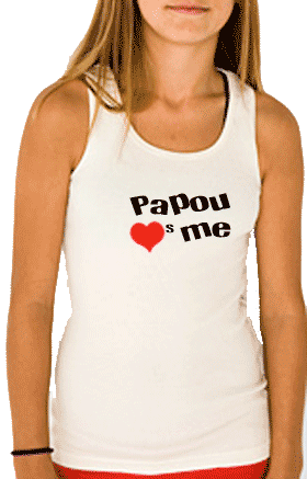 Girl's Papou Love's Me