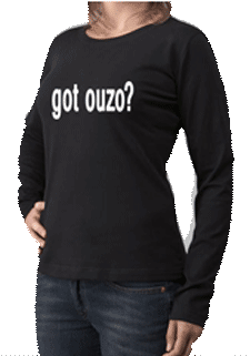 Got Ouzo? Women's Long Sleave T