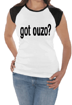 Got Ouzo? Woman's Baby-doll T